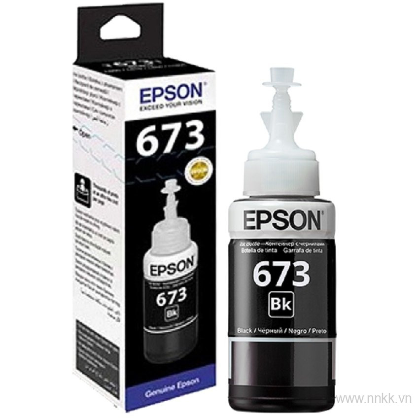 Mực màu đen cho máy in Epson L800,Epson L805,Epson L810,Epson L850, Epson L1800