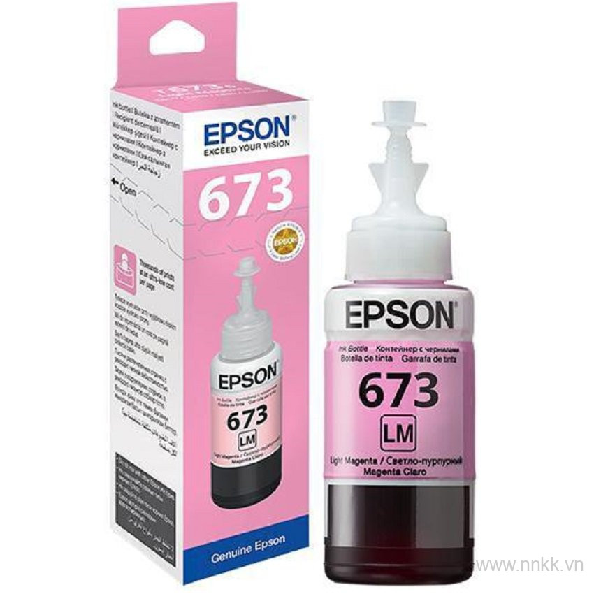 Mực màu hồng nhạt máy in Epson L800,Epson L805,Epson L810,Epson L850, Epson L1800