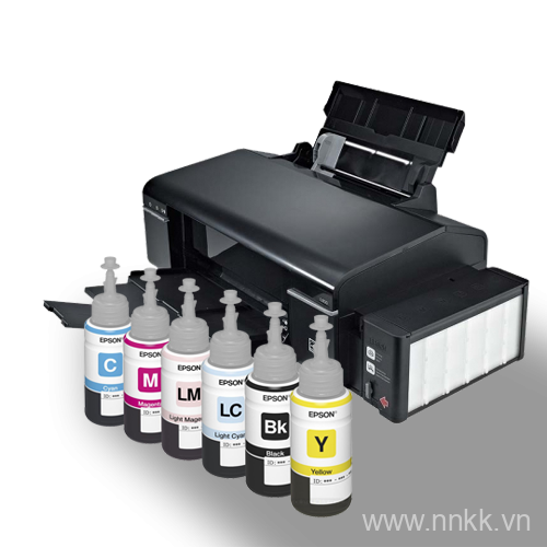 Bộ mực 6 màu máy Epson L800,Epson L805,Epson L810,Epson L850, Epson L1800