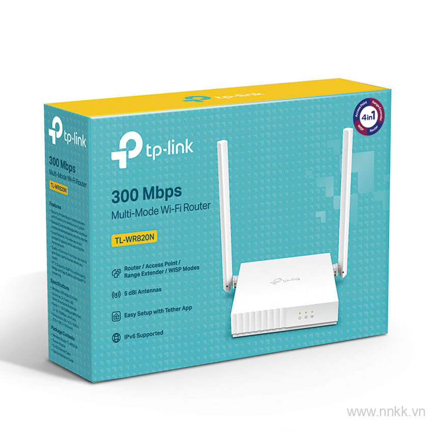 Bộ phát wifi TP-Link TL-WR820N Wireless N300Mbps