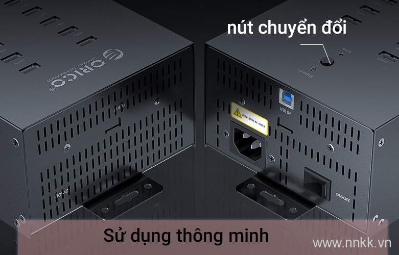 Bộ chia USB HUB đầu ra 30 cổng USB 2.0 Type A ,Orico IH30P-EU-BK 