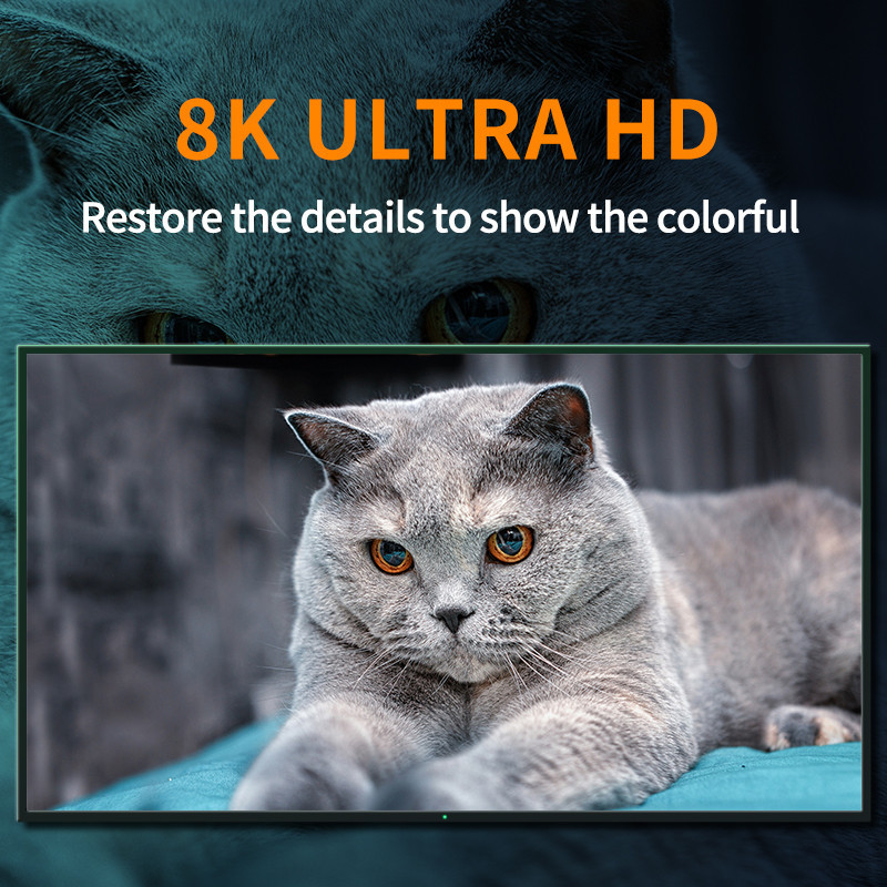 Cáp HDMI 8K Jasoz A116 series hợp kim kẽm mạ