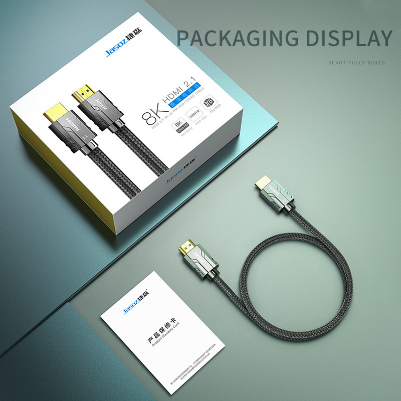 Cáp HDMI 8K Jasoz A116 series hợp kim kẽm mạ