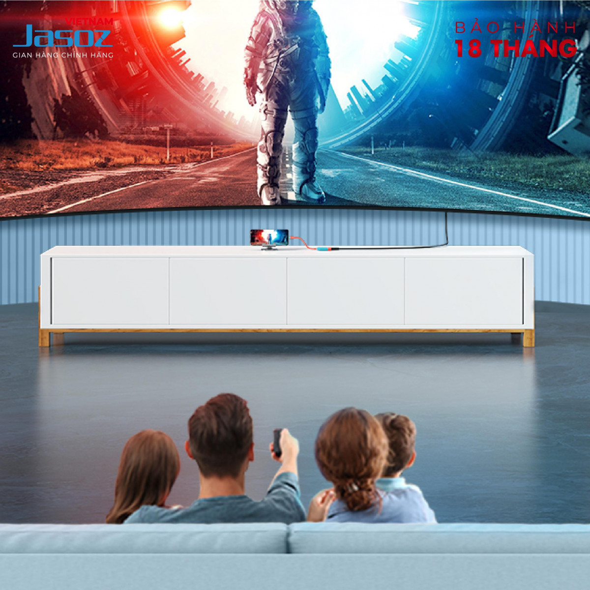 Bộ chuyển đổi type-c sang hdmi usb 3.0 pd 100w jasoz h106 3 trong 1 chính hãng