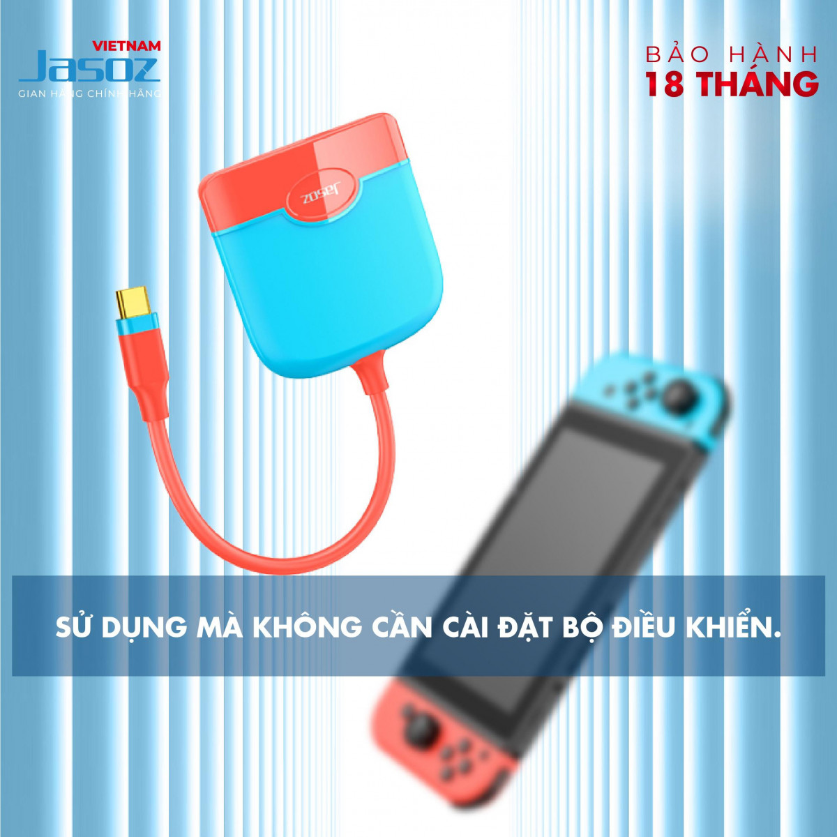 Bộ chuyển đổi type-c sang hdmi usb 3.0 pd 100w jasoz h106 3 trong 1 chính hãng