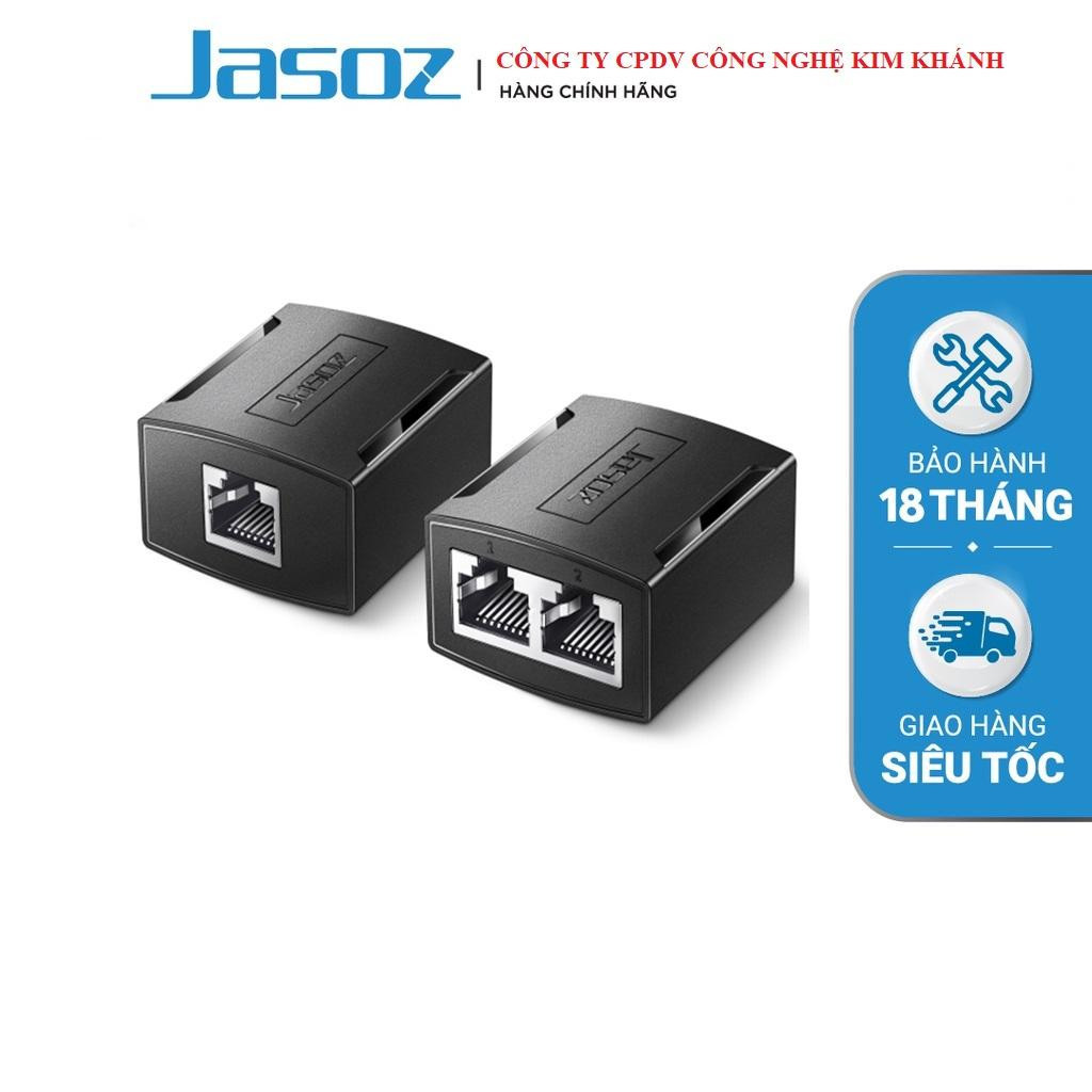 Đầu nối cáp mạng LAN RJ45 mạ vàng Jasoz T-G150 | Truyền 100m | Hỗ trợ 2 thiết bị