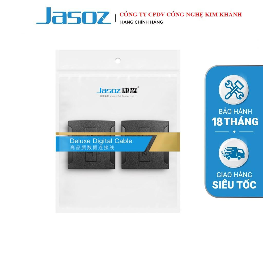 Đầu nối cáp mạng LAN RJ45 mạ vàng Jasoz T-G150 | Truyền 100m | Hỗ trợ 2 thiết bị