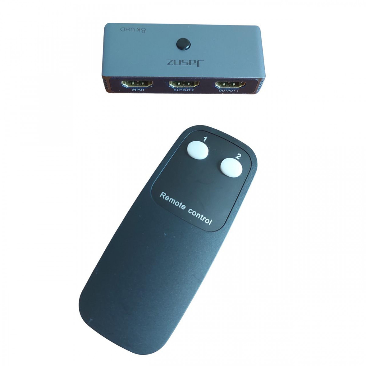 Công tắc Switch HDMI hai chiều Jasoz T-G175 3 cổng | Hỗ trợ 8K 60Hz, 4K 60Hz | Điều khiển từ xa