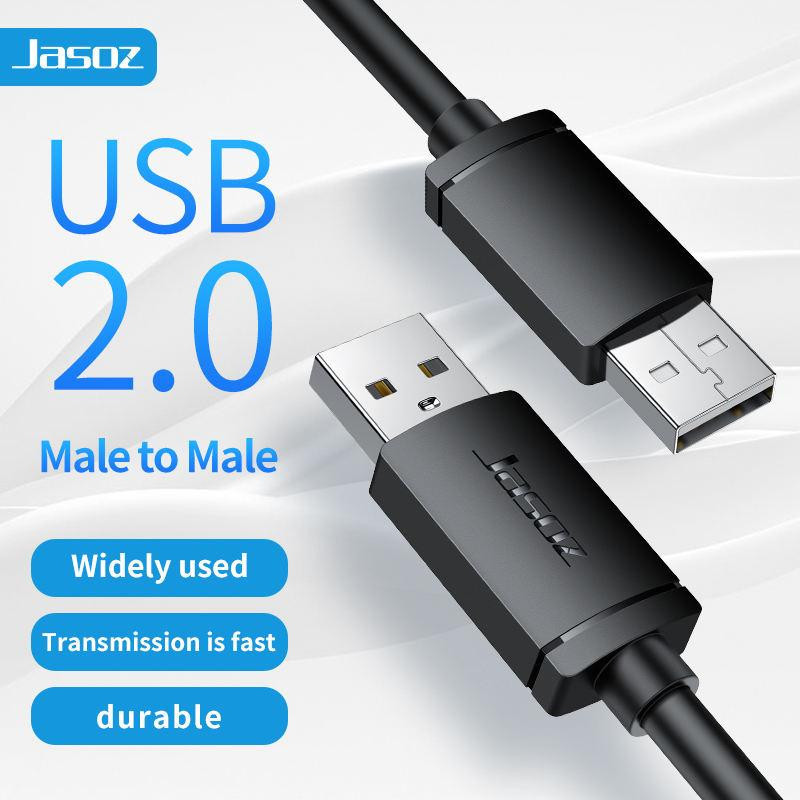 Cáp USB 2.0 2 đầu Jasoz 480Mbps | Lõi đồng bền bỉ | Dài 1.5m – 3m | Hàng chính hãng