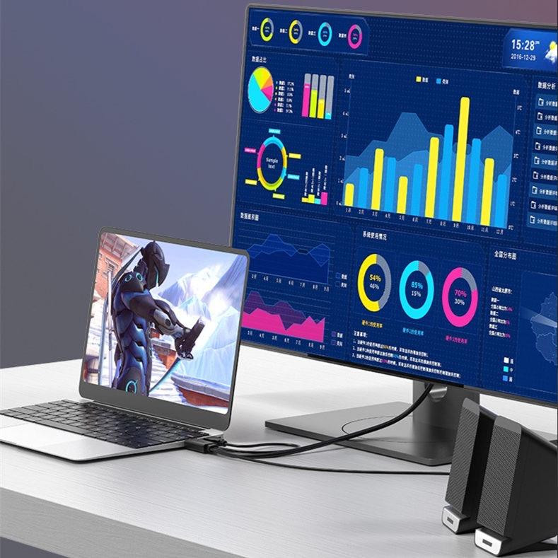 Cáp chuyển hdmi sang vga 1.5m t-g121 | 1080p 60hz | chip cs5210 taiwan