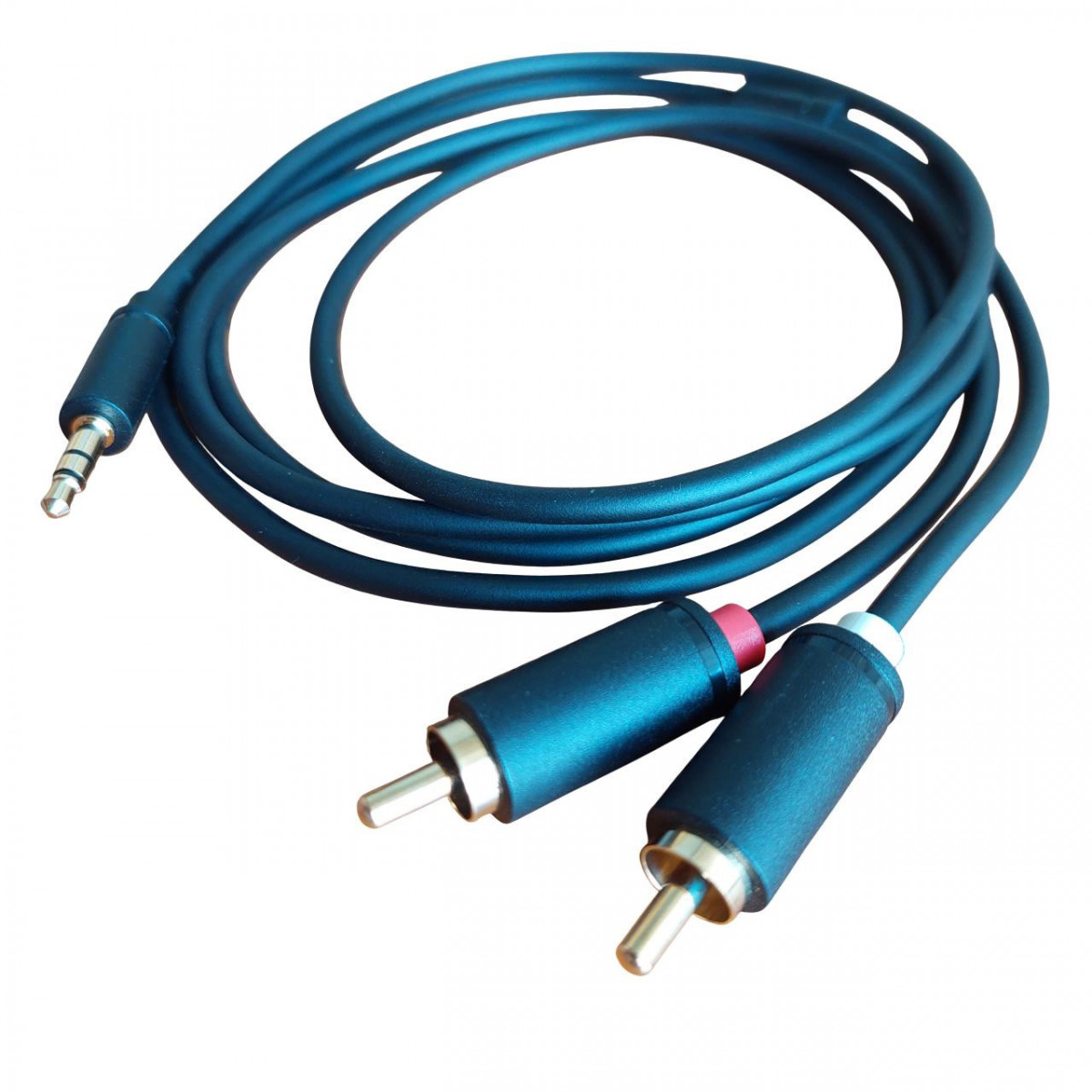 Cáp âm thanh aux 3.5mm ra 2rca lõi đồng 28awg | âm thanh trung thực | bảo hành 18 tháng