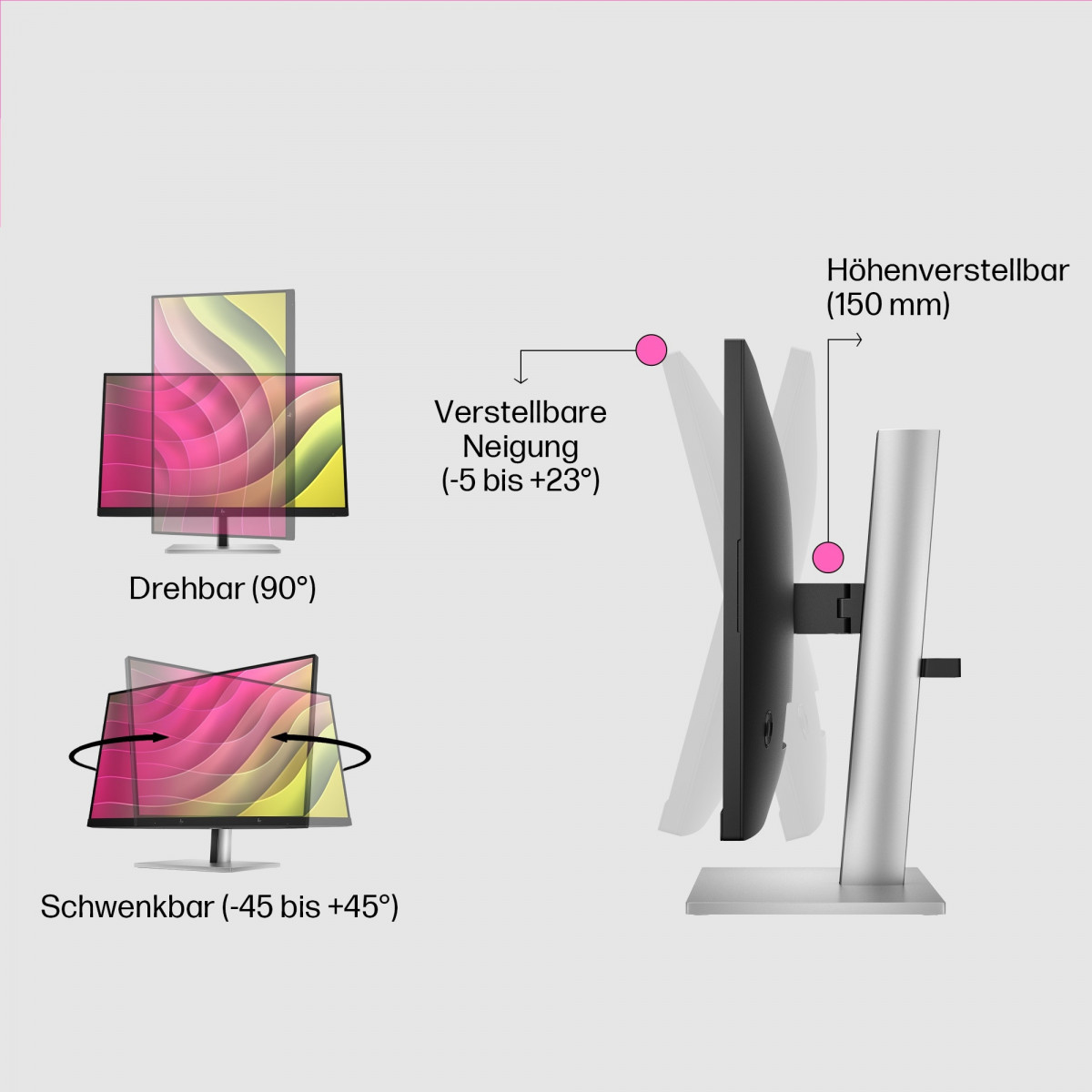 Màn hình cảm ứng HP e24t g5 23.8 inch ips fhd 75hz | 6n6e6aa chính hãng