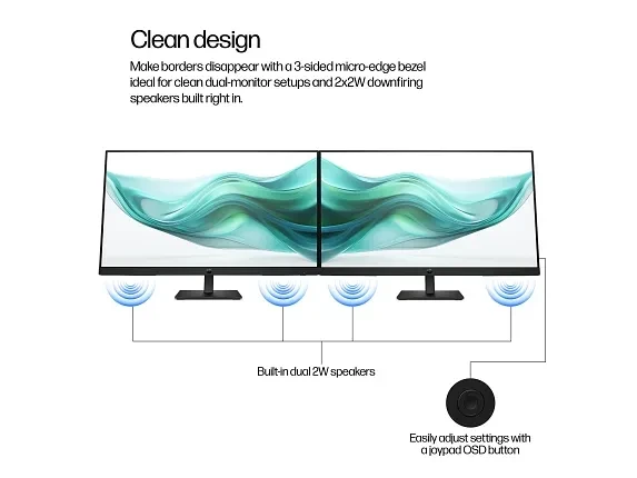 HP Series 3 Pro 327pf 27 inch IPS FHD | VGA HDMI DP | Màn hình văn phòng chuyên nghiệp