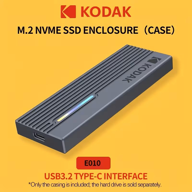 Vỏ SSD gắn ngoài M.2 NVMe Type-C 10Gbps – Vỏ kim loại tản nhiệt, hỗ trợ 4TB | E010 / E010 Pro