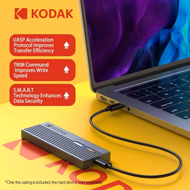 Vỏ SSD gắn ngoài M.2 NVMe Type-C 10Gbps – Vỏ kim loại tản nhiệt, hỗ trợ 4TB | E010 / E010 Pro