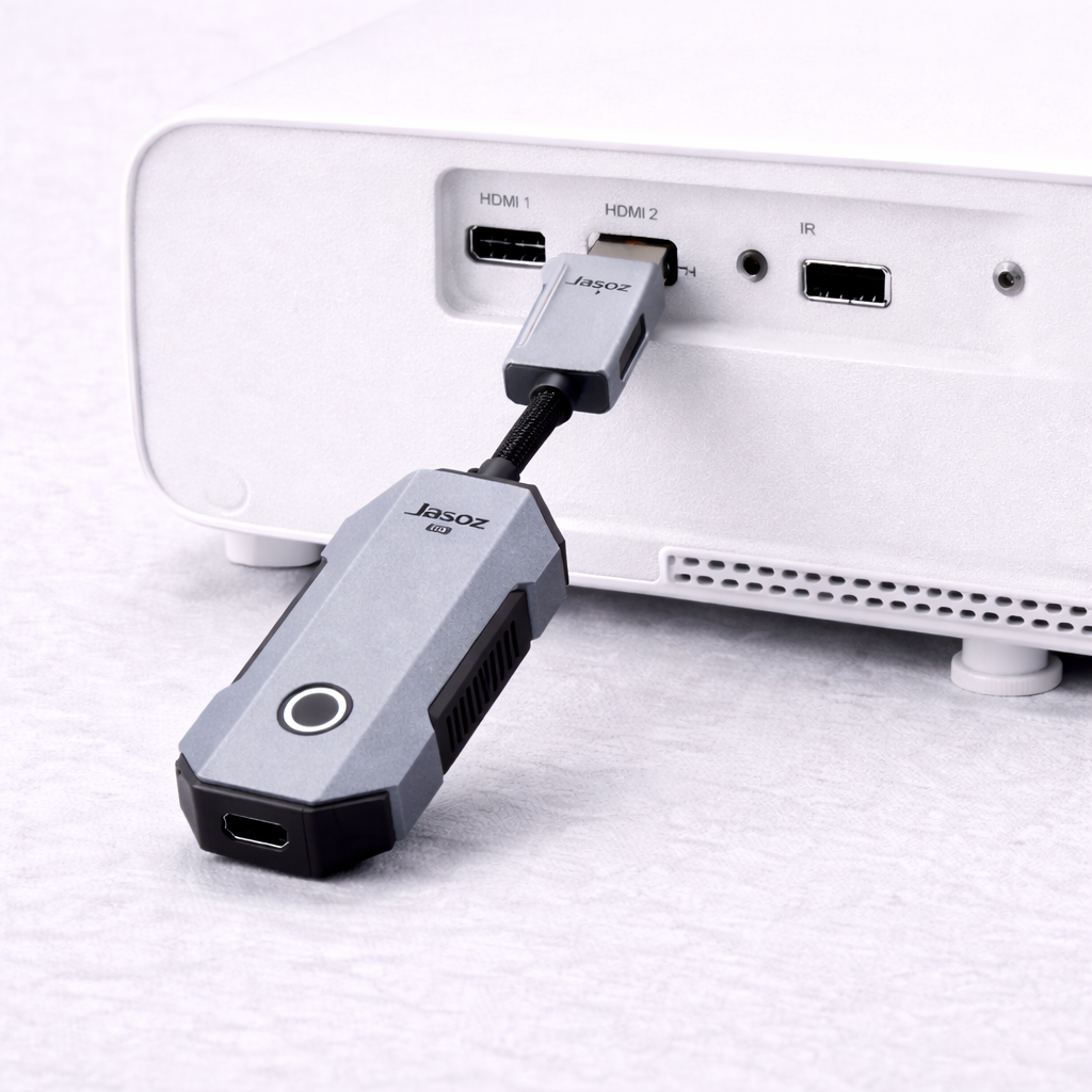 Bộ hdmi không dây 4k jasoz truyền 50m wifi 5g kết nối tivi máy chiếu không độ trễ